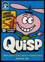 Modern Box of Quisp Cereal